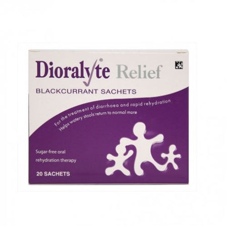 Dioralyte Relief Blackcurrant Sachets - 20 Sachets product image - Fusion Pharmacy UK