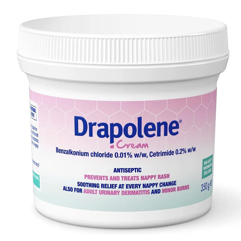 Drapolene Antiseptic Nappy Rash Cream - 350g product image - Fusion Pharmacy UK