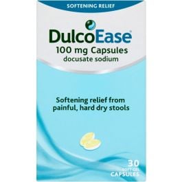 Dulcolax Dulcoease Stool Softener 100mg - 30 Capsules product image - Fusion Pharmacy UK
