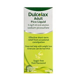 Dulcolax Adult Pico Liquid Laxative (Sodium Picosulfate) - 100ml product image - Fusion Pharmacy UK