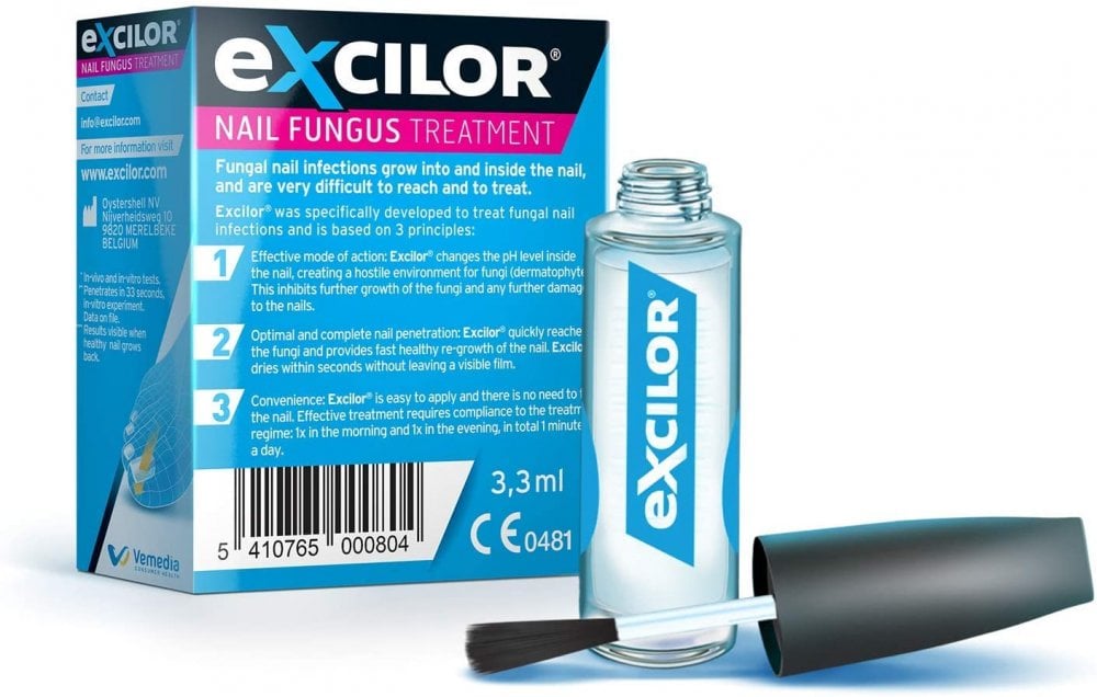 Excilor Solution Fungal Nail Infection Treatment - 3.3ml