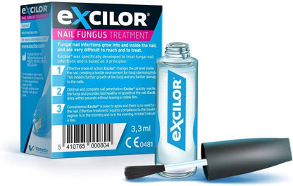 Excilor Solution Fungal Nail Infection Treatment - 3.3ml