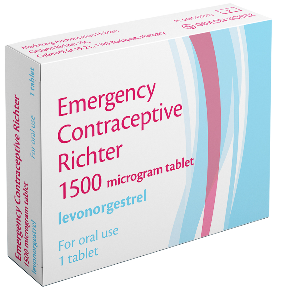 Emergency Contraceptive Richter 1500mcg - 1 Tablet product image - Fusion Pharmacy UK