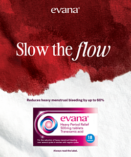 Evana Heavy Period Relief - 18 Tablets