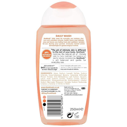 Femfresh Daily Intimate Hygiene Wash - 250ml - 3 Packs