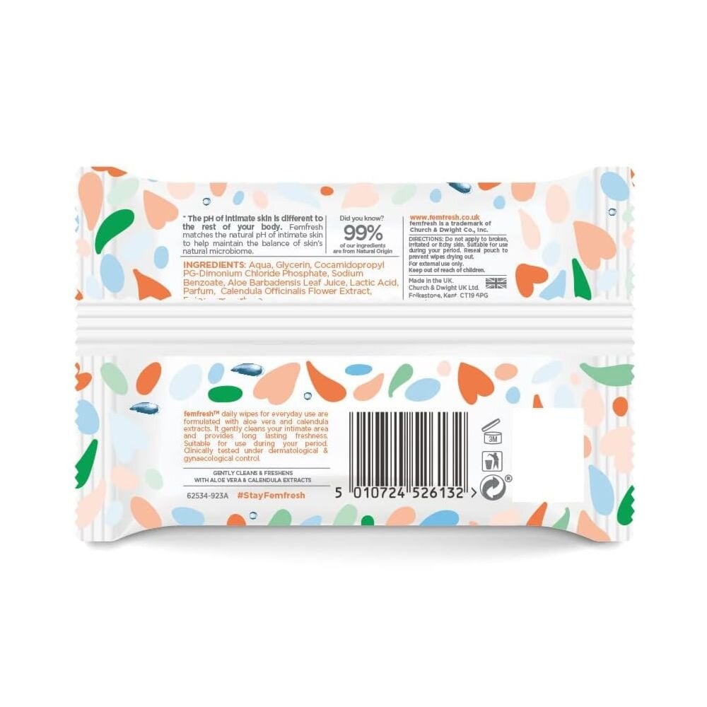 Femfresh Daily Intimate Hygiene - 25 Wipes