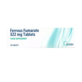 Ferrous Fumarate 322mg - 28 Tablets product image - Fusion Pharmacy UK