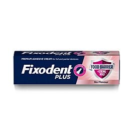 Fixodent Plus Food Barrier Adhesive Cream - 40g product image - Fusion Pharmacy UK