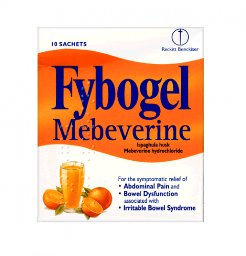 Fybogel Mebeverine Orange Flavour - 10 Sachets product image - Fusion Pharmacy UK