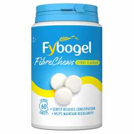 Fybogel Fibre Chews Citrus Flavour - 60 Tablets product image - Fusion Pharmacy UK