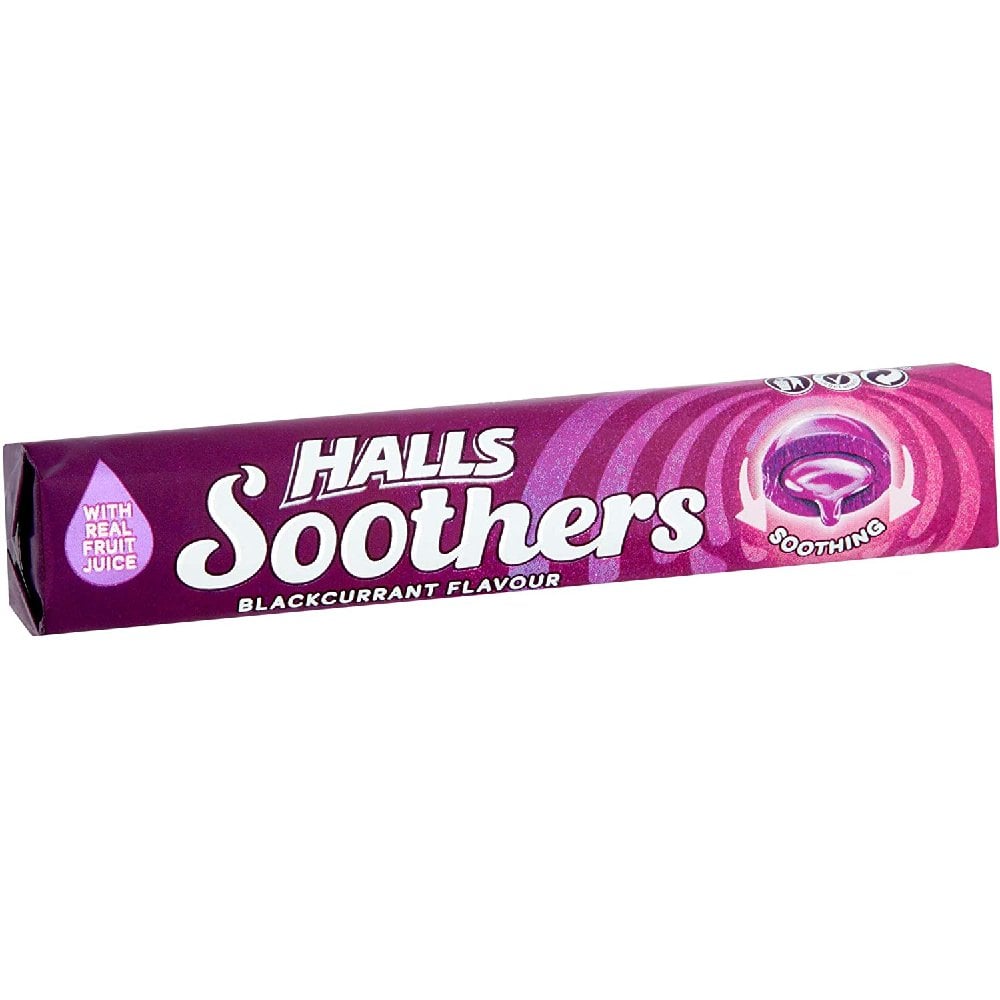 Halls Soothers Blackcurrant Lozenges - 45g