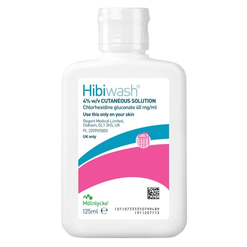 Hibiwash (Hibiscrub) Antimicrobial Skin Cleanser - 125ml product image - Fusion Pharmacy UK
