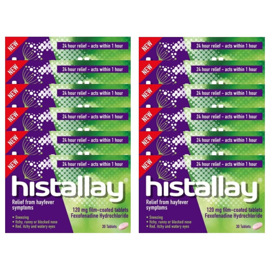 Histallay Fexofenadine 120mg - 360 Tablets product image - Fusion Pharmacy UK