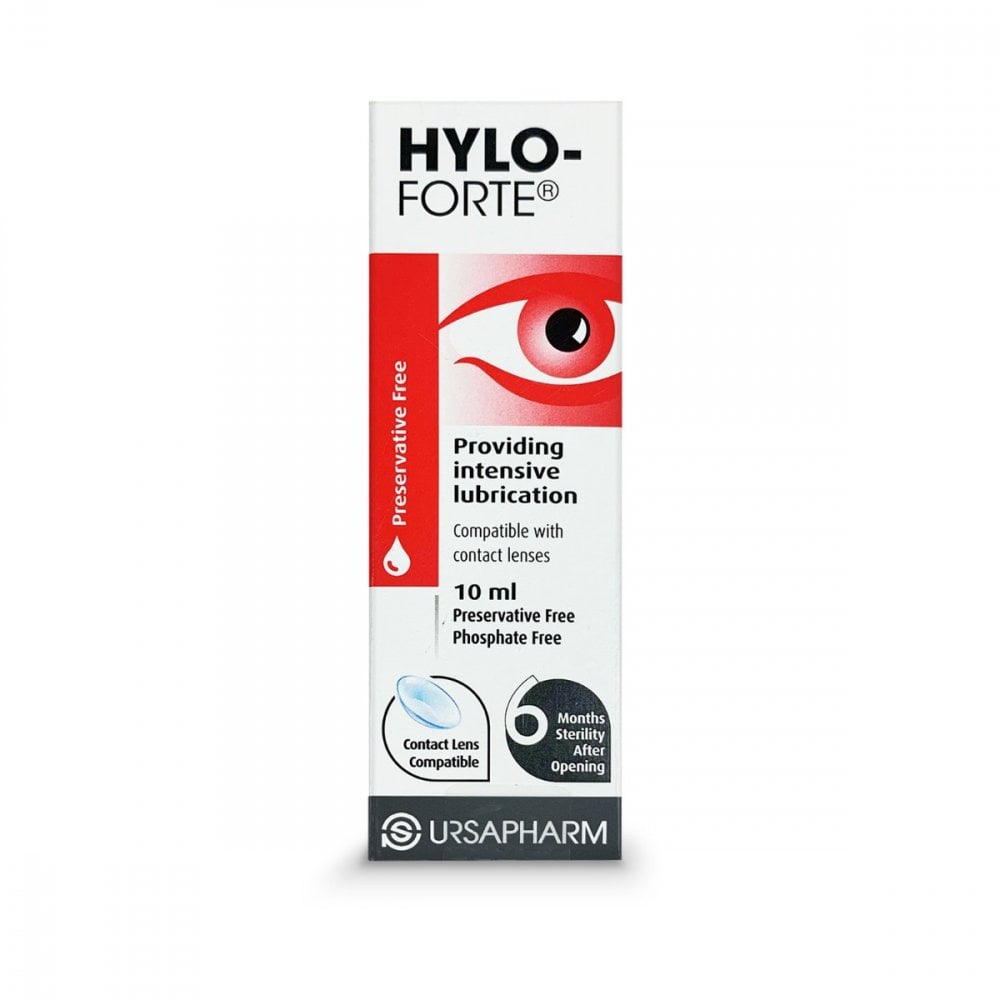 Hylo-Forte 0.2% Preservative & Phosphate Free Eye Drops - 10ml product image - Fusion Pharmacy UK