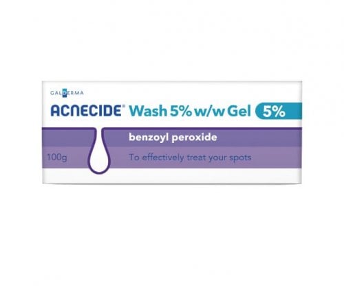 Acnecide Wash 5% w/w Gel - 100g product image - Fusion Pharmacy UK
