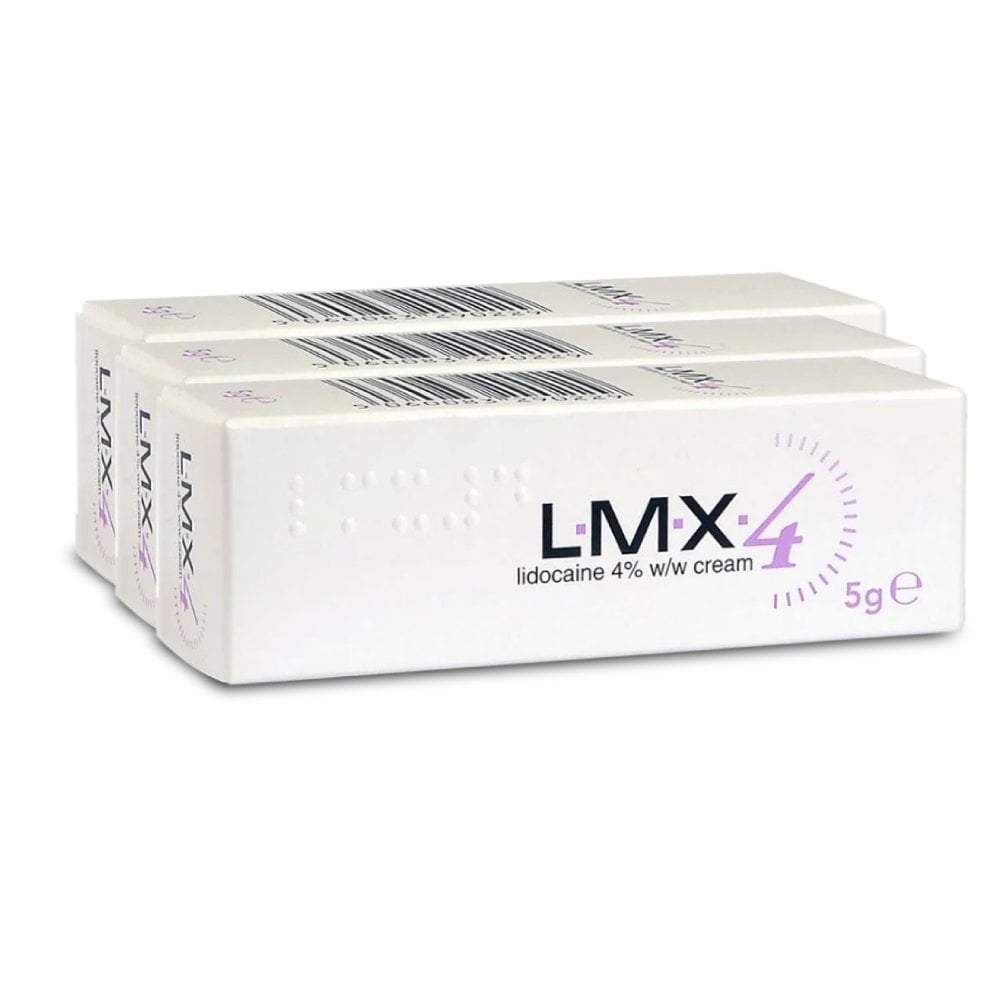 LMX4 Lidocaine 4% Cream - 5g - 3 Packs