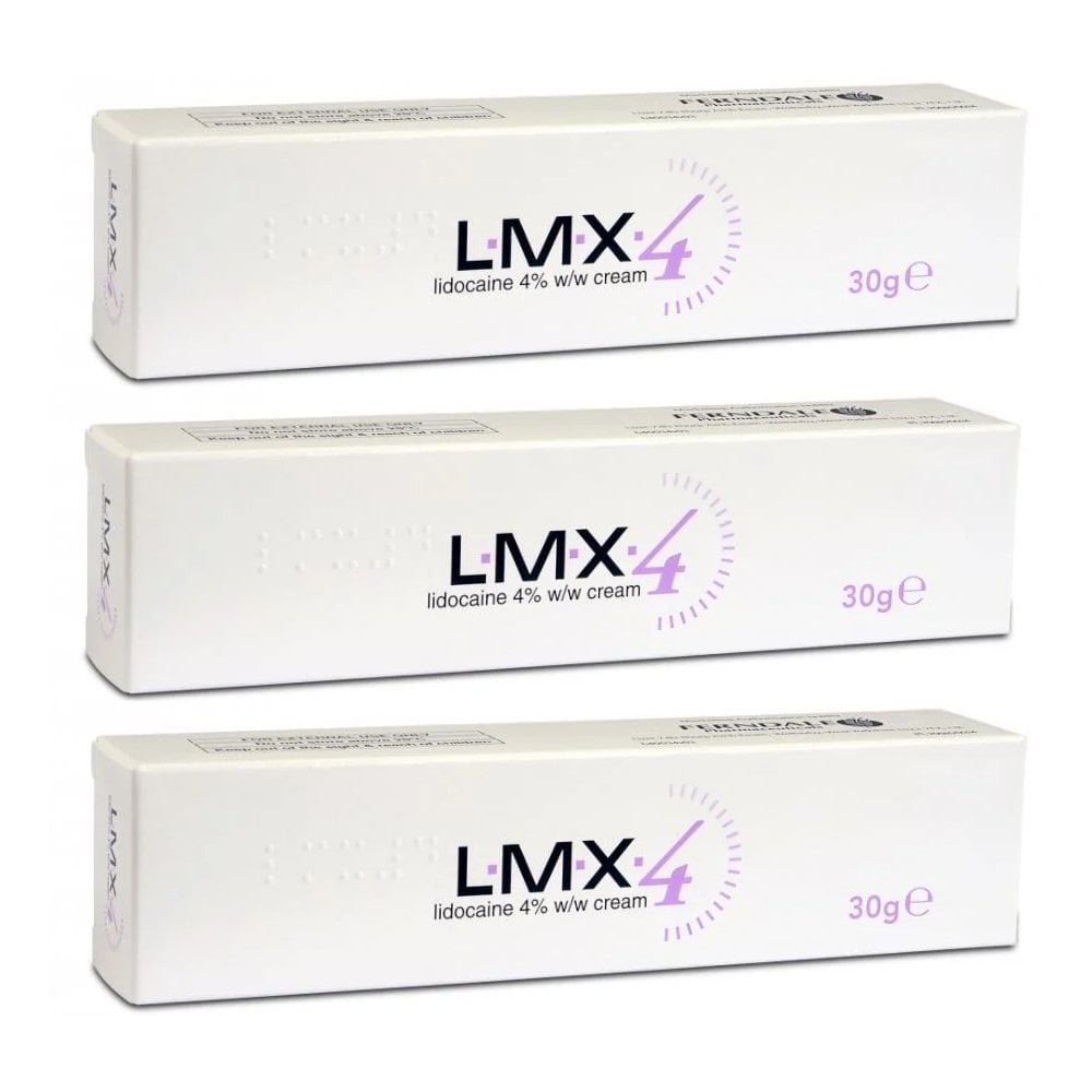 LMX4 Lidocaine 4% Cream - 30g - 3 Packs product image - Fusion Pharmacy UK
