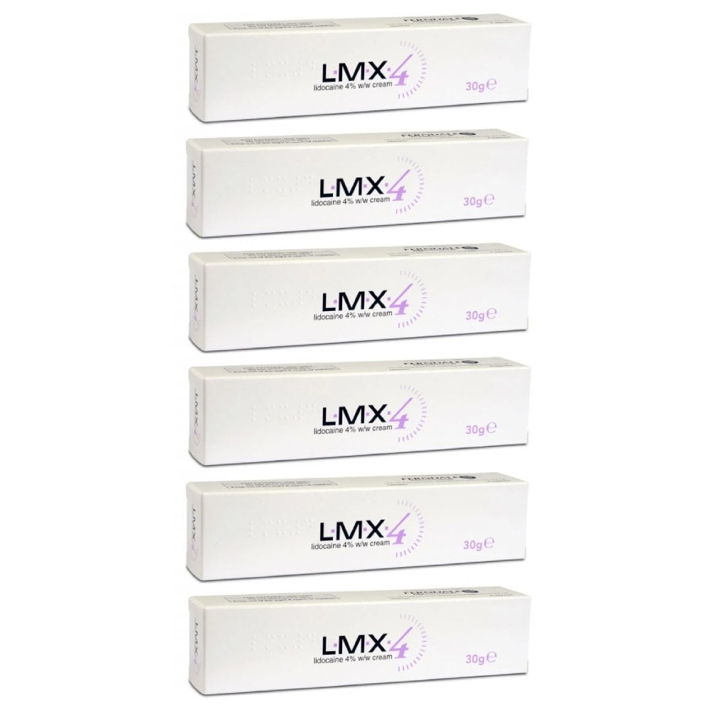 LMX4 Lidocaine 4% Cream - 30g - 6 Packs product image - Fusion Pharmacy UK