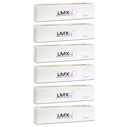 LMX4 Lidocaine 4% Cream - 30g - 6 Packs