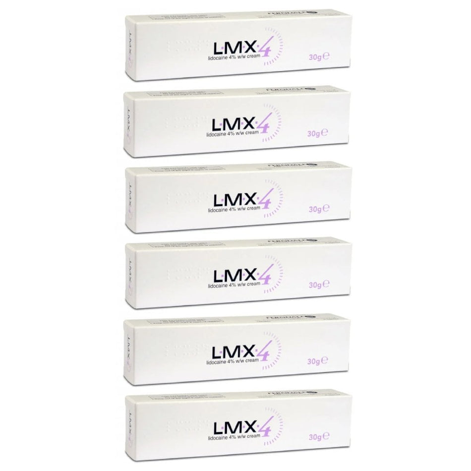 LMX4 Lidocaine 4% Cream - 30g - 6 Packs product image - Fusion Pharmacy UK