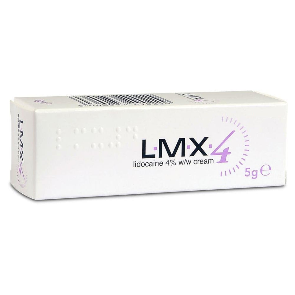 LMX4 Lidocaine 4% Cream - 5g product image - Fusion Pharmacy UK