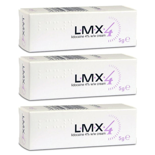 LMX4 Lidocaine 4% Cream - 5g - 3 Packs