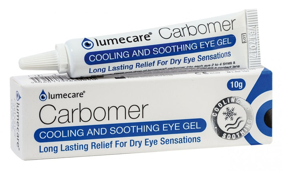 Lumecare Carbomer Cooling And Soothing Eye Gel 0.2% 10g product image - Fusion Pharmacy UK