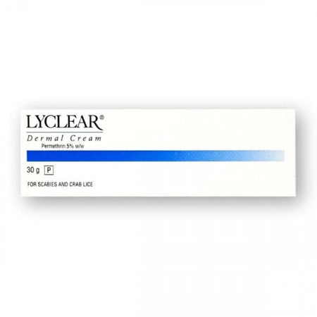Lyclear Dermal Cream Permethrin 5% - 30g product image - Fusion Pharmacy UK