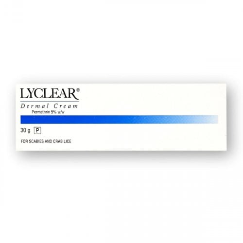 Lyclear Dermal Cream Permethrin 5% - 30g product image - Fusion Pharmacy UK