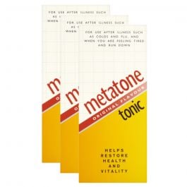 Metatone Tonic Original Flavour - 300ml - 3 Pack