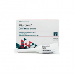 Micralax Rectum Micro Enema - 12 Pack x 5ml product image - Fusion Pharmacy UK