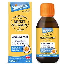 Minadex Multivitamin Liquid - 150ml product image - Fusion Pharmacy UK