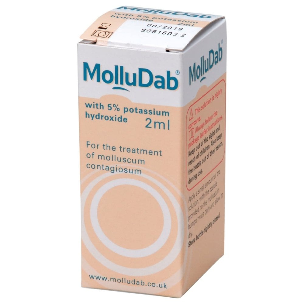MolluDab Solution (5% Potassium Hydroxide) - 2ml product image - Fusion Pharmacy UK
