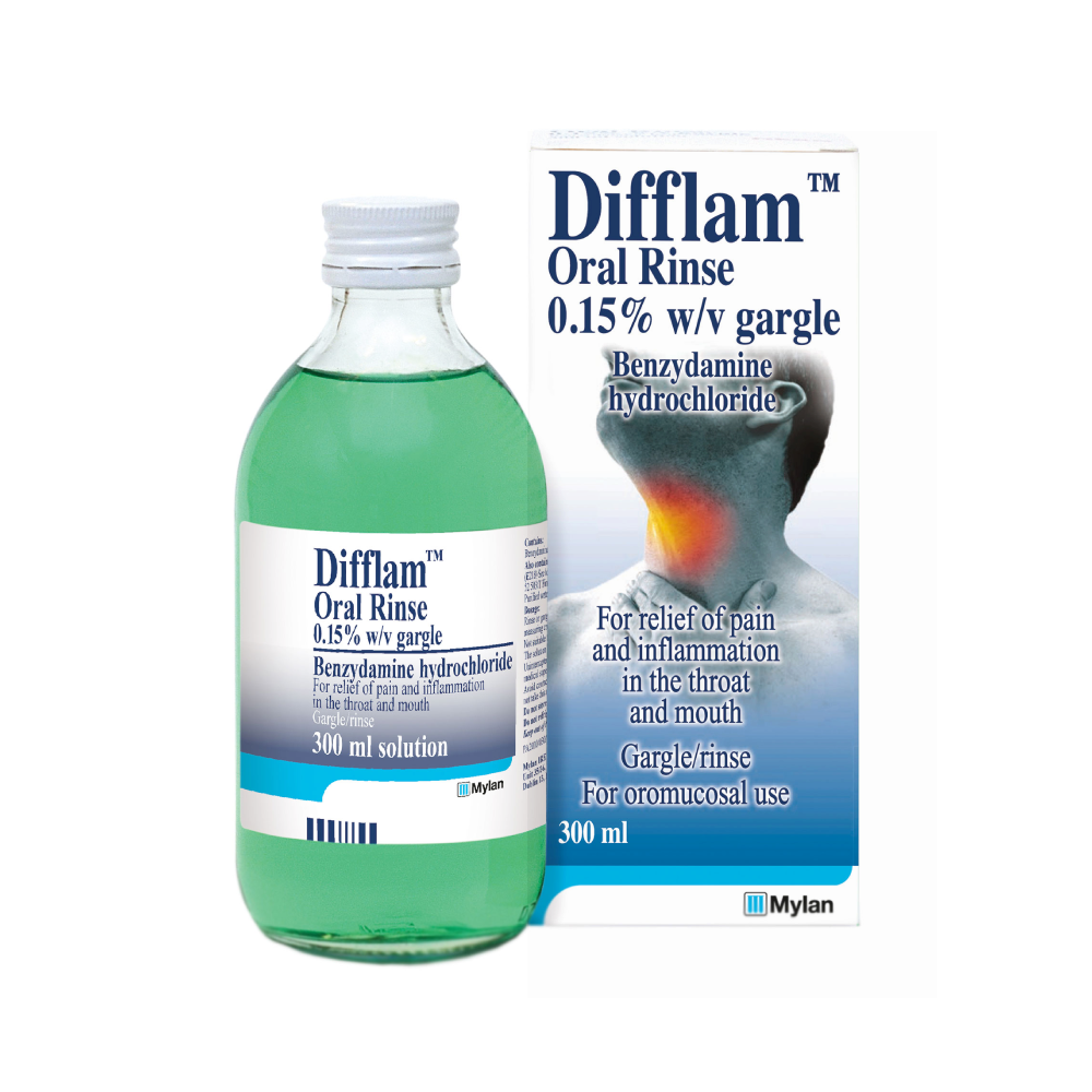 Difflam Oral Rinse - 300ml product image - Fusion Pharmacy UK