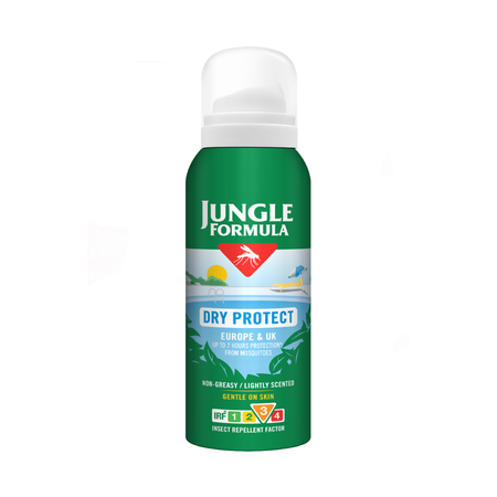 Jungle Formula Dry Protect Aerosol Spray - 125ml product image - Fusion Pharmacy UK