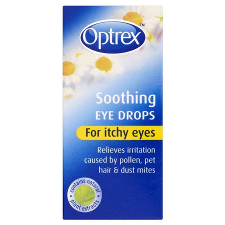 Optrex Soothing Eye Drops For Itchy Eyes - 10ml product image - Fusion Pharmacy UK