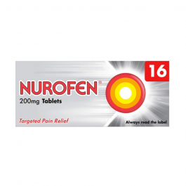 Nurofen Pain Relief 200mg Capsules - 16 Pack product image - Fusion Pharmacy UK