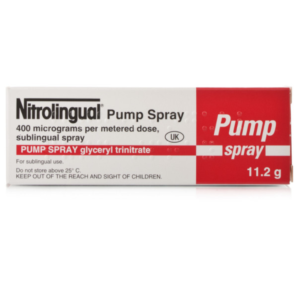 Nitrolingual (GTN) Pump Spray - 200 Dose product image - Fusion Pharmacy UK