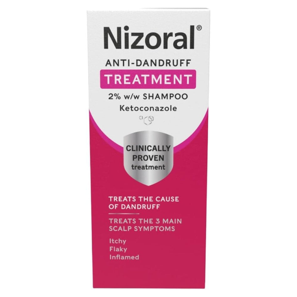 Nizoral Anti-Dandruff Shampoo - 60ml product image - Fusion Pharmacy UK