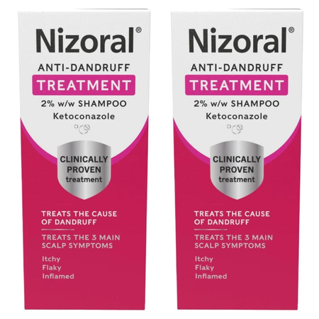 Nizoral Anti-Dandruff Shampoo - 100ml - 2 Packs product image - Fusion Pharmacy UK