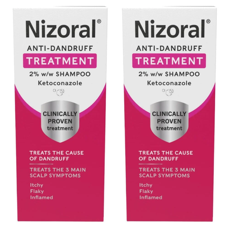 Nizoral Anti-Dandruff Shampoo - 100ml - 2 Packs product image - Fusion Pharmacy UK