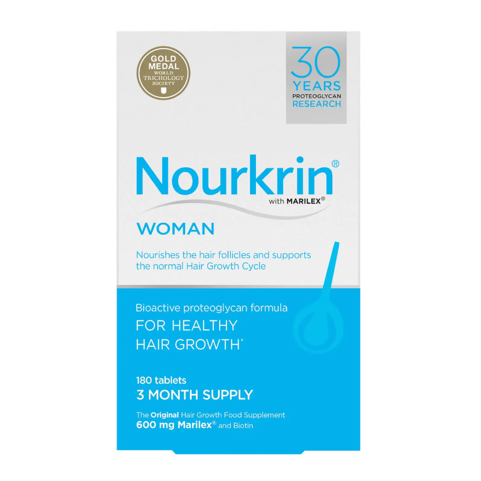 Nourkrin Woman For Hair Growth - Three Months Supply - 180 Tablets