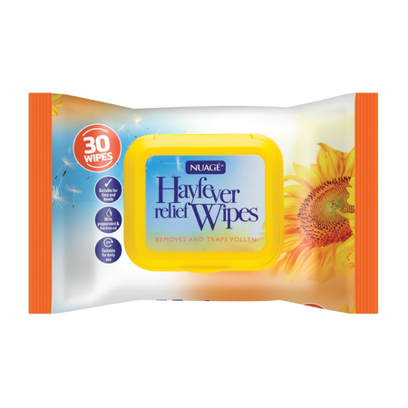 Nuage Hay Fever Relief - 30 Wipes product image - Fusion Pharmacy UK