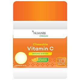 Numark Chewable Vitamin C - 30 Tablets product image - Fusion Pharmacy UK