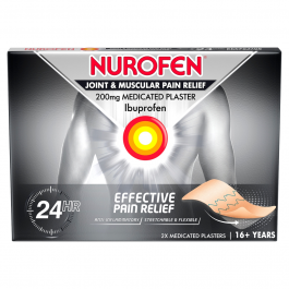Nurofen Joint & Muscular Pain Relief 2 Medicated Plasters - 200mg product image - Fusion Pharmacy UK