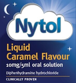 Nytol Liquid Caramel Flavour 10mg/5ml - 300ml