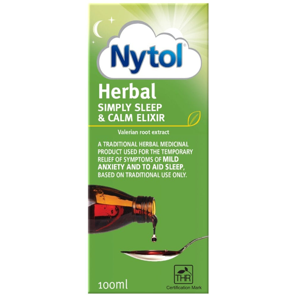 Nytol Herbal Simply Sleep & Calm Elixir - 100ml product image - Fusion Pharmacy UK
