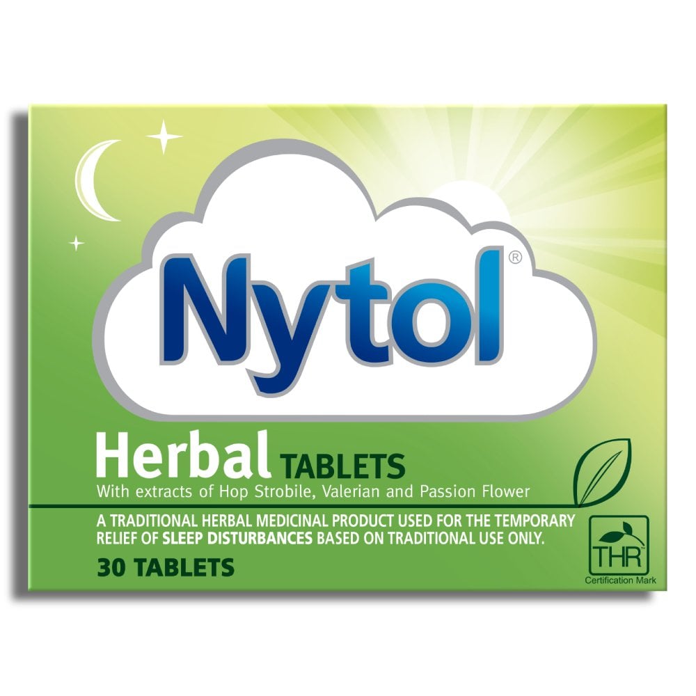 Nytol Herbal Night Time Sleep Aid - 30 Tablets product image - Fusion Pharmacy UK