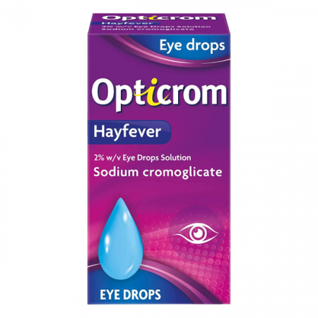 Opticrom Hayfever Eye Drops - 10ml product image - Fusion Pharmacy UK