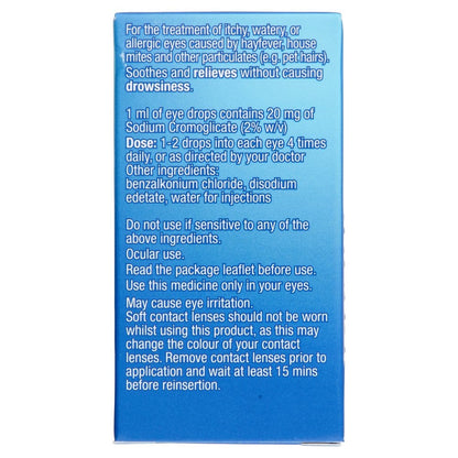 Optrex Allergy Eye Drops 2% w/v - 10ml  - 3 Packs